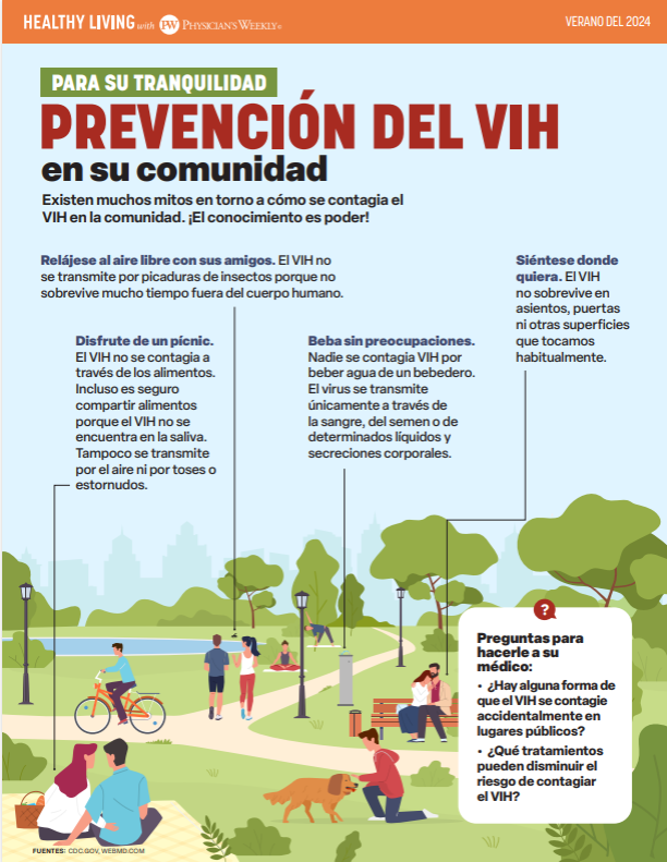 Una Vida Saludable Con Physician’s Weekly: Prevención del VIH (Healthy Living With Physician’s Weekly: HIV Prevention – Summer 2024)