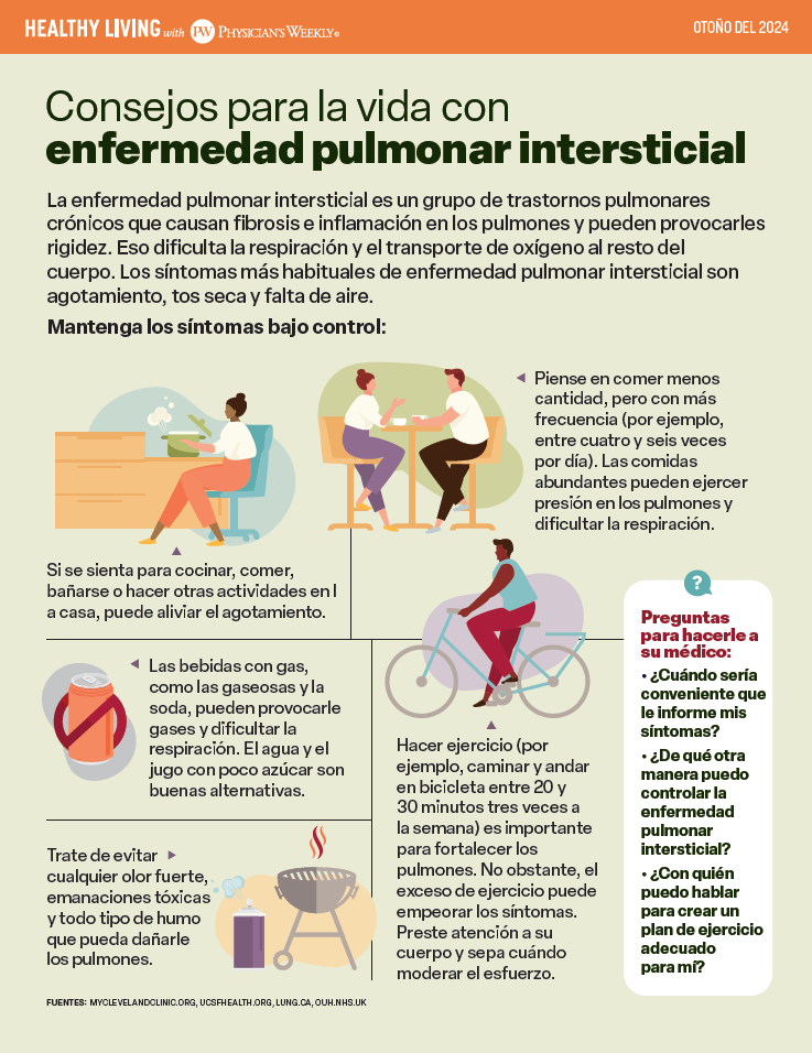 Una Vida Saludable Enfermedad Pulmonar Intersticial (Healthy Living With Interstitial Lung Disease – Fall 2024)