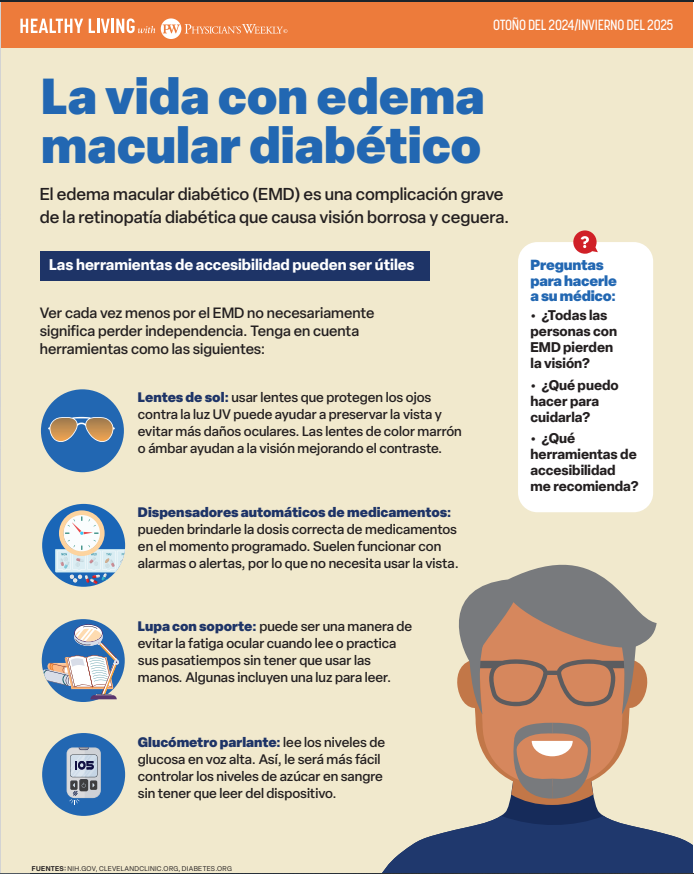 Una Vida Saludable Con Physician’s Weekly – Edema Macular Diabetico (Healthy Living With Physician’s Weekly – DME) Fall 2024/Winter 2025